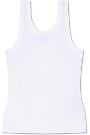 Vetements Top, Dame, Hvid, XS, Top med logo