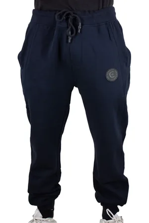 Cerruti 1881 Bukser, Herre, Blå, 2XL, Bomuld, Blå Joggingbukser - Lige pasform