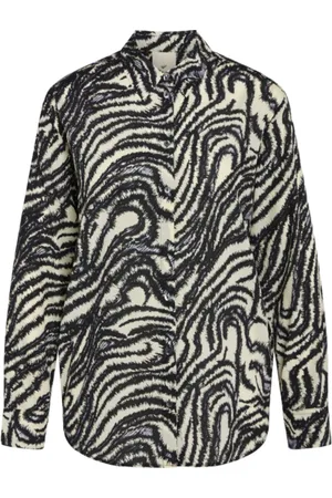 Heartmade Bluser & Skjorter, Dame, Sort, 2XS, Silke Klassisk Krave Skjorte Sort