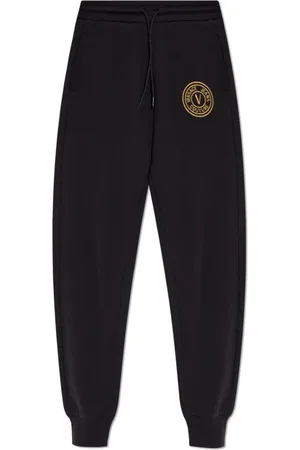 VERSACE Bukser, Dame, Sort, XS, Bomuld, Sweatpants