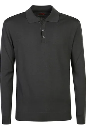 BARENA Top, Herre, Grå, L, Grå Sweatshirt Aw24