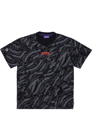 Octopus Top, Herre, Flerfarvet, L, Bomuld, Multifarvet Tee Herre T-shirt