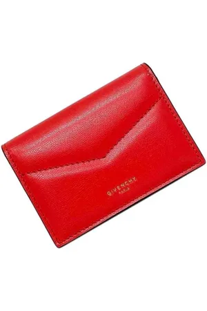 Givenchy Pre-owned, Dame, Rød, ONE SIZE, Uld, Pre-owned Laeder punge