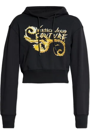 VERSACE Sweathshirts & Hoodies, Dame, Sort, L, Hættetrøje