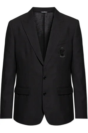Dolce & Gabbana Jakke, Herre, Sort, 2XL, Uld, Uldjakke