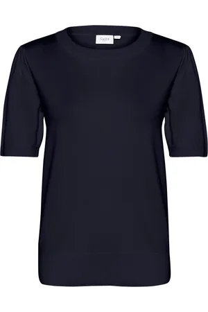 Saint Tropez Strik, Dame, Blå, M, Uld, Night Sky Strik Pullover