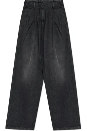 Golden Goose Jeans, Dame, Grå, XS, Bomuld, Jeans med darts