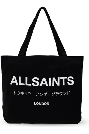 AllSaints Taske, Herre, Sort, ONE SIZE, Bomuld, Taske Underground i shopperstil