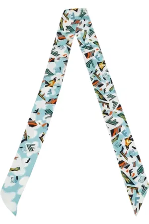 Fendi Pre-owned, Dame, Flerfarvet, ONE SIZE, Tyl, Pre-owned Silke trklaeder