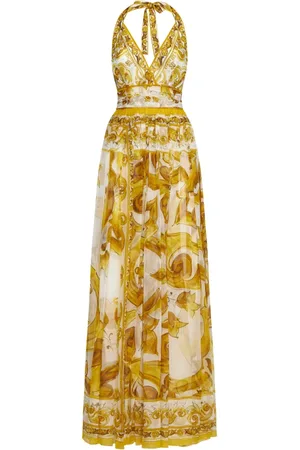 Dolce & Gabbana Kjole, Dame, Flerfarvet, M, Elegant Sort Kjole