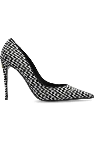 Dolce & Gabbana Sko, Dame, Sort, 38 1/2 EU, Læder, Mønstrede stilethæle