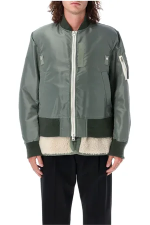 SACAI Jakke, Herre, Grøn, M, Nylon, Sherpa Bomber Jakke Khaki Natur