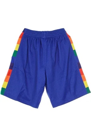 Mitchell & Ness Sport, Herre, Blå, XL, Polyester, NBA Swingman Basketball Shorts 1991-92