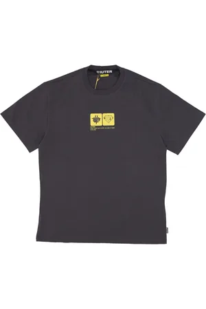 IUTER Top, Herre, Sort, XL, Bomuld, Tab Tee Asphalt Kortærmet T-shirt
