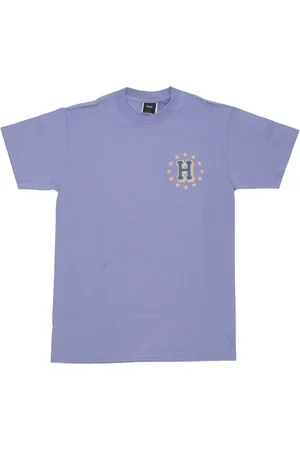 Huf Top, Herre, Lilla, L, Bomuld, Galaktisk Stak Tee Vintage Violet