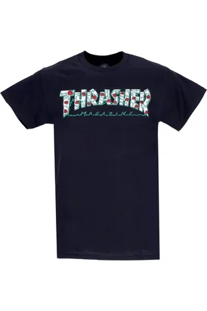 Thrasher Top, Herre, Sort, M, Bomuld, Sorte Roser Tee Herre T-shirt