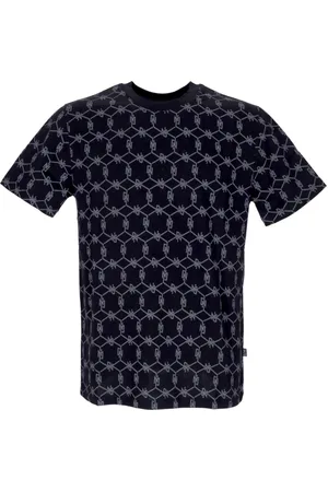 DOLLY NOIRE Top, Herre, Sort, S, Bomuld, Monogram Sort Tee Kortærmet Bomuld