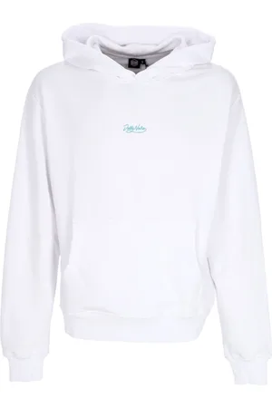 DOLLY NOIRE Sweathshirts & Hoodies, Herre, Hvid, XL, Bomuld, Hvid Letvægts Hættetrøje Mænd