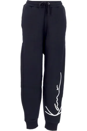Karl Kani Bukser, Herre, Sort, S, Bomuld, Signature Wide Fit Sweatpants Sort
