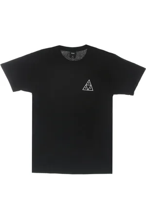 Huf Top, Herre, Sort, XL, Bomuld, Sort Triple Triangle Tee Herre T-shirt