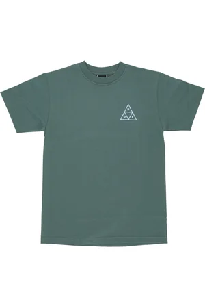 Huf Top, Herre, Grøn, XL, Bomuld, Triangle Tee Sæt Kortærmet Bomuld