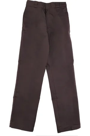 Dickies Bukser, Herre, Brun, W24 L28, Bomuld, Mørkebrune arbejdsbukser med lommer