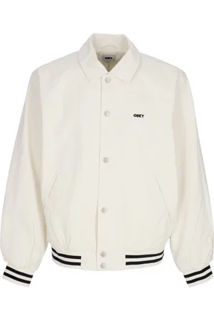 Obey Jakke, Herre, , S, Bomuld, Ikon Ansigt Varsity Jakke Ubleget