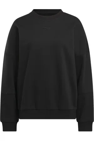 Reebok Sweathshirts & Hoodies, Dame, Sort, S, Oversized Crew Neck Sweater