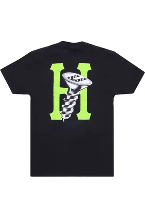 Huf Top, Herre, Sort, XL, Bomuld, Sort Herre T-shirt Kort Ærme