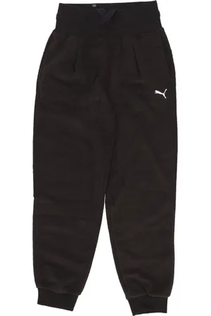 PUMA Bukser, Dame, Sort, XS, Uld, Vinterhøjtaljede fleece-tracksuitbukser