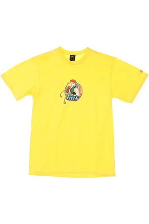 Huf Top, Herre, Gul, S, Bomuld, Street Fighter II Gul Herre Tee