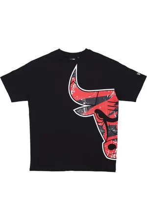New Era Sport, Herre, Sort, XL, Bomuld, Chicago Bulls Logo Oversize Tee