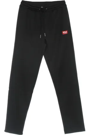 Fila Bukser, Herre, Sort, L, Uld, Sort Tapered Track Bukser