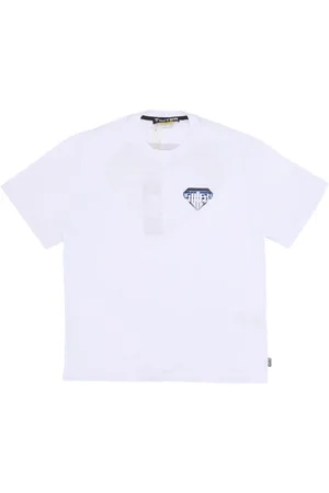 IUTER Top, Herre, Hvid, L, Bomuld, Metal Logo Tee Hvid Kortærmet