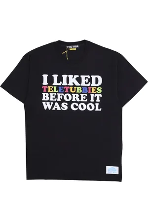 IUTER Top, Herre, Sort, XL, Bomuld, Cool Teletubbies Sort Herre T-shirt