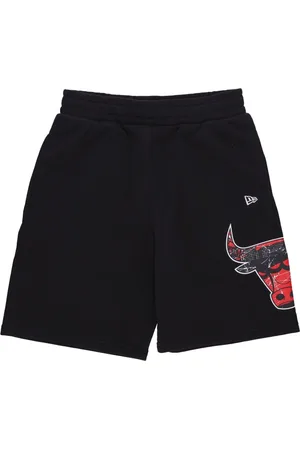 New Era Sport, Herre, Sort, XL, Bomuld, Chicago Bulls Logo Tracksuit Shorts