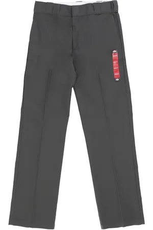 Dickies Bukser, Herre, Grøn, W28 L30, Bomuld, Strukturerede olivengrønne arbejdsbukser