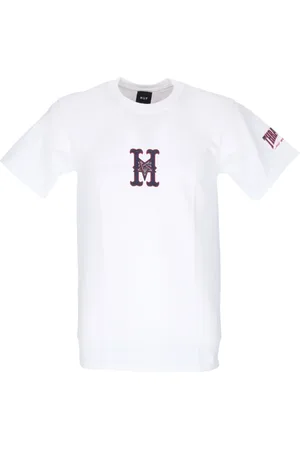 Huf Top, Herre, Hvid, XL, Bomuld, Thrasher Logo Tee Hvid Herre T-shirt