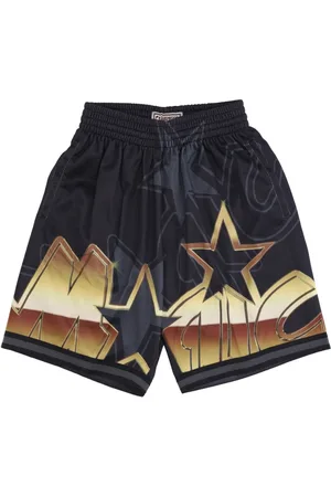 Mitchell & Ness Sport, Herre, Sort, S, Polyester, NBA Big Face Basketball Shorts