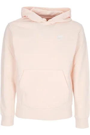 Nike Sweathshirts & Hoodies, Herre, Lyserød, XL, Bomuld, Sportswear Club Hoodie Letvægts Sweatshirt