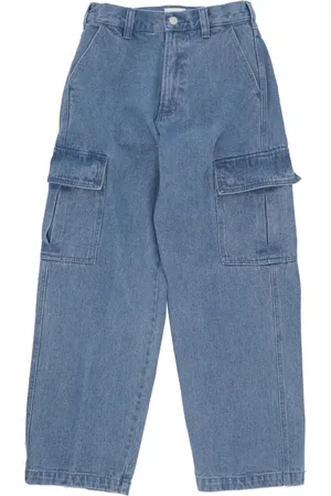 Obey Jeans, Herre, Blå, W34, Denim, Cargo Denim Bukser Brede Ben