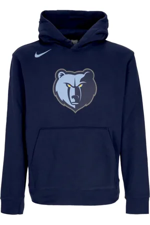Nike Sweathshirts & Hoodies, Herre, Blå, L, Bomuld, Memphis Grizzlies Logo Hoodie