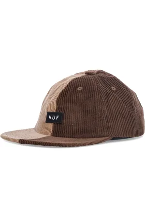 Huf Tilbehør, Herre, Flerfarvet, ONE SIZE, Bomuld, Velvet Flat Visor Cord Cap Brun