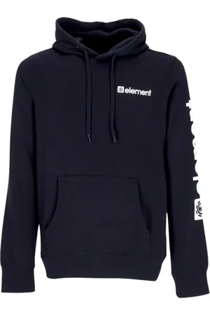 Element Sweathshirts & Hoodies, Herre, Sort, XL, Sort hættetrøje med kængurulomme