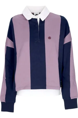 Element Top, Dame, Flerfarvet, M, Bomuld, Elderberry Langærmet Polo Skjorte