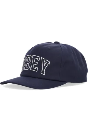 Obey Tilbehør, Herre, Blå, ONE SIZE, Uld, Klassisk Snapback Navy Kasket