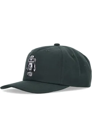 Obey Tilbehør, Herre, Grøn, ONE SIZE, Uld, Klassisk Snapback Flad Skygge Kasket Mørk Cedertræ