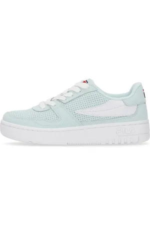 Fila Sko, Dame, Blå, 38 EU, Uld, Blå Glas Lav Sneaker Perfo