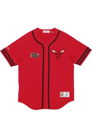 Mitchell & Ness Sport, Herre, Rød, S, Bomuld, Chicago Bulls NBA Jakke Vintage Stil