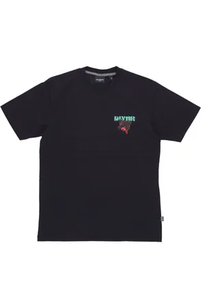 DOLLY NOIRE Top, Herre, Sort, L, Bomuld, Sort Herre T-shirt Kort Ærme